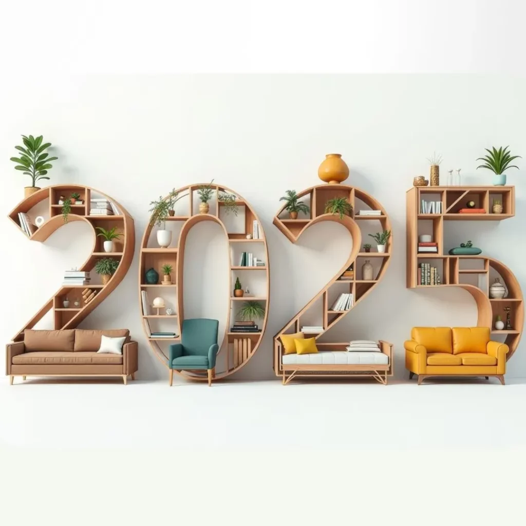 Tendances architecturales 2025 pour maisons individuelles avec aménagements intérieurs modernes et volumes ouverts